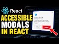 How to enable accessible modals in React - Detailed Guide