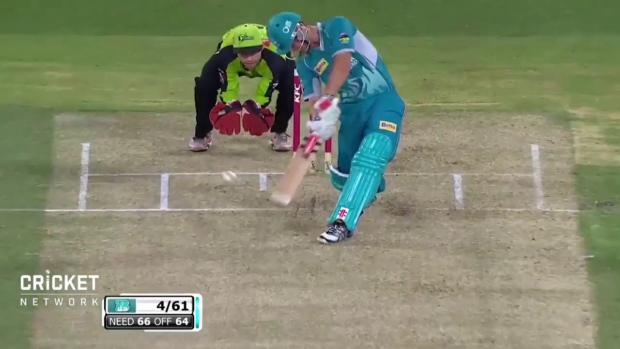 Chris Lynn 100 sixes in 100 seconds