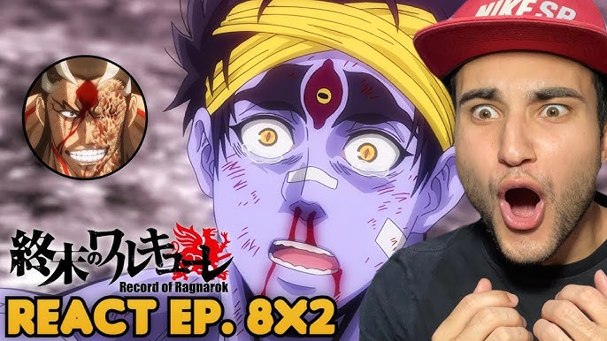 FINAL DA LUTA FOI INSANO! React Record of Ragnarok EP. 4 (Shuumatsu no  Valkyrie) 