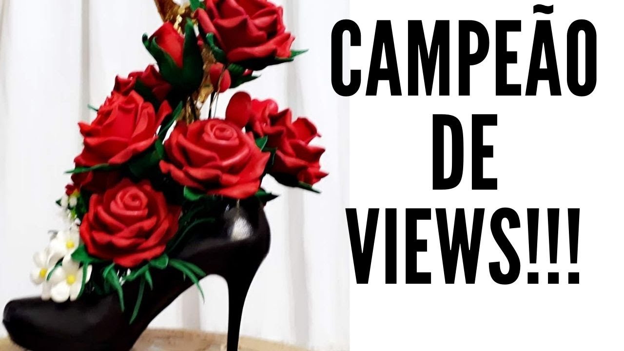 ROSAS EM E.V.A NO SAPATO!!! (REEDITADO)