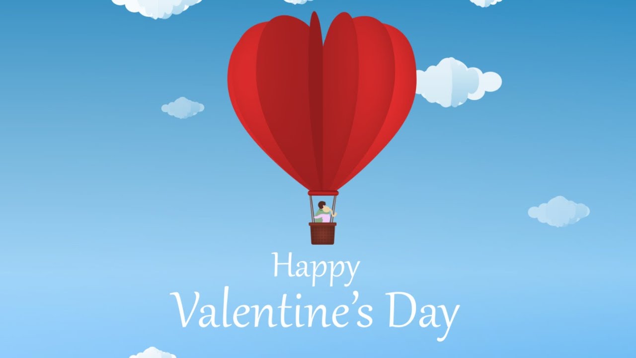 Love Cartoon Card After Effects Template  🎈🎈🎈