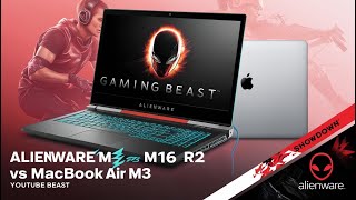 🔥 Alienware m16 R2 vs. MacBook Air M3 — Gaming Beast or Productivity Powerhouse 💻🎮