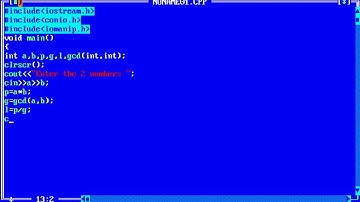 C++ program to find the GCD and LCM of 2 numbers