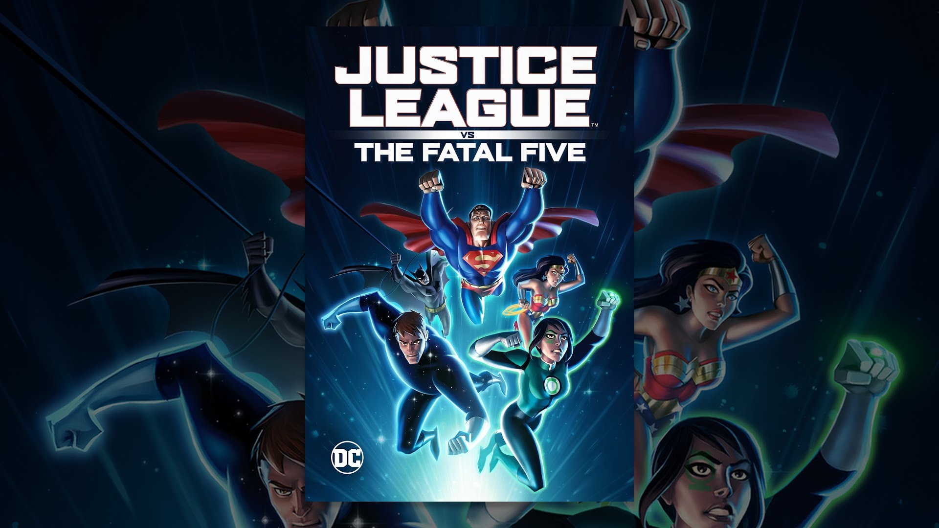 5 justices. Justice League vs. the Fatal Five. Justice League vs Fatal Five poster. Bruce Timm Justice League vs the Fatal Five Art. Justice League vs. the Fatal Five Jessica Cruz.