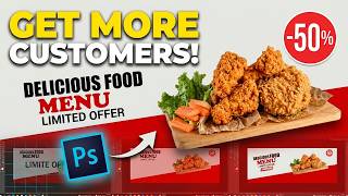 Photoshop Tutorial: How to Make Professional Food Menus