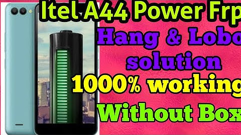 Itel A44 Power frp bypass|Itel A44 Power google account|Itel A44 Power Hang & lobo flashing solution