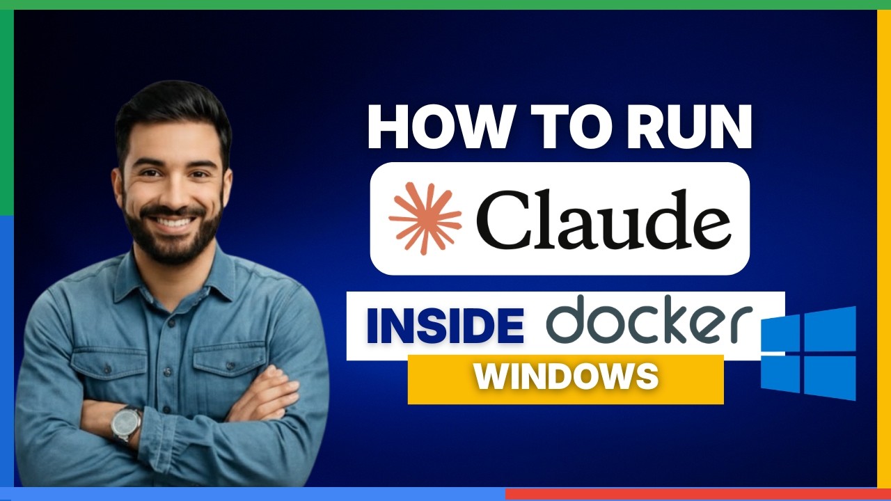 How to run Claude Code inside Docker Windows[FULL GUIDE] - YouTube