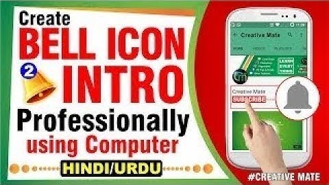 how to make subscribe & bell icon intro!! easiest step by step tutorial