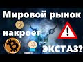 Мировой Рынок скоро накроет ЭКСТАЗ? Биткоин Прибыльность майнинга растёт, социальные метрики падают