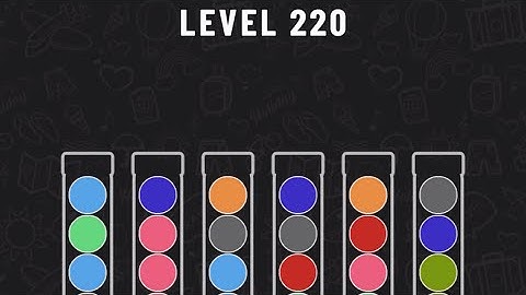 Ball Sort Puzzle Level 220 #ballsortpuzzle #ballsortpuzzlegameplay #puzzlegame #mobilegames