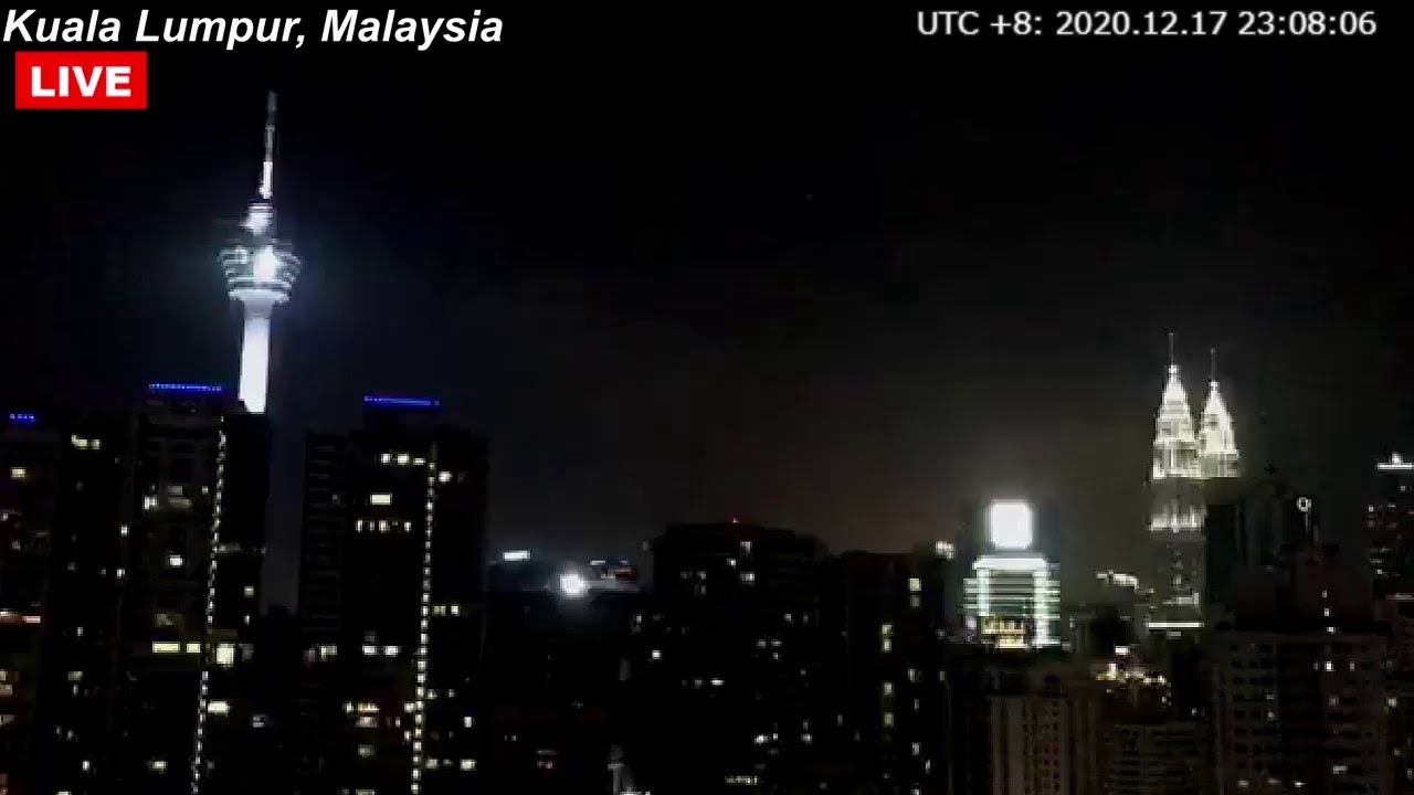 Live 夜 Dec 17th Kl クアラルンプールの街 ライブカメラ 曇り Kuala Lumpur Malaysia Live Streaming 気温28 4 湿度75 Youtube Live 夜 Dec 17th Kl クアラルンプールの街 ライブカメラ 曇り Kuala Lumpur Malaysia Live Streaming 気温28 4 湿度75 Youtube