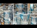 #GlamDIY Metallic Blue & Silver High End DIYs | 5 New! Baby Blue and Diamond #DollarTreeGlam DIYs!