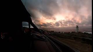 Club Motorhome Aire Videos - Sunset at the sanctuary, Muxia, A Coruna, Galicia, Spain