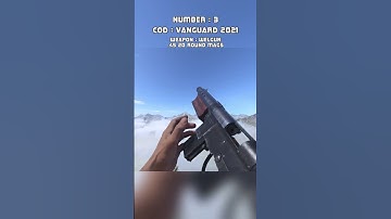 Top 5 SMG FAST MAG Reload Animation Part 2 : Vanguard [2021] #warzone #callofduty #gaming #vanguard