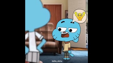 • 💙𝗚𝘂𝗺𝗯𝗮𝗹𝗹 ♡ 𝗣𝗲𝗻𝗻𝘆💛• _Random trend on TikTok ___ #gumball #fan_art #darwincarrie #animatin #foryou.