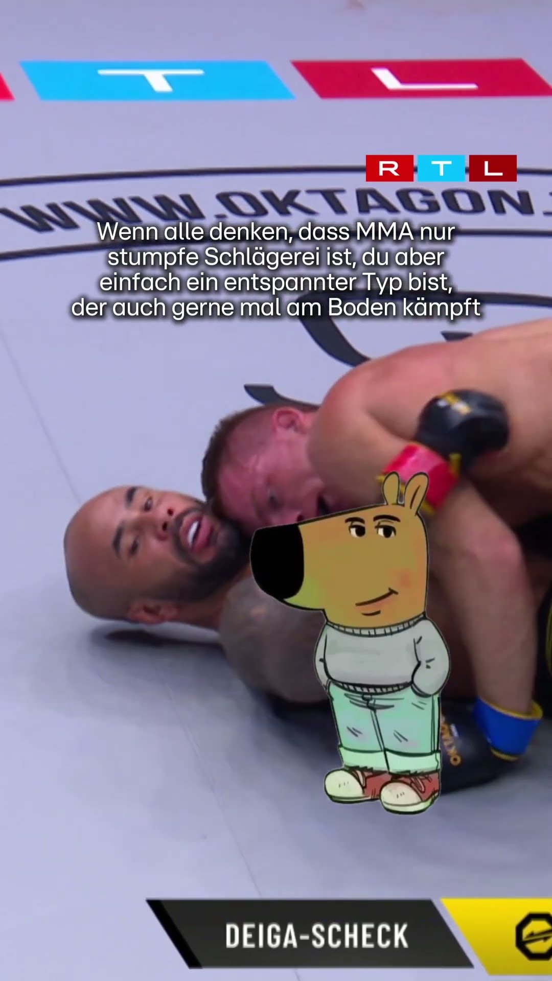 MMA-Kämpfer = entspannte Typen ?