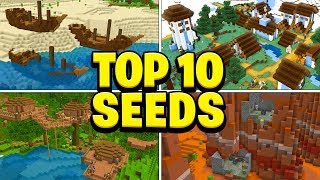 10 Minecraft Seeds YOU NEED TO TRY In 2022! (Bedrock & Java)