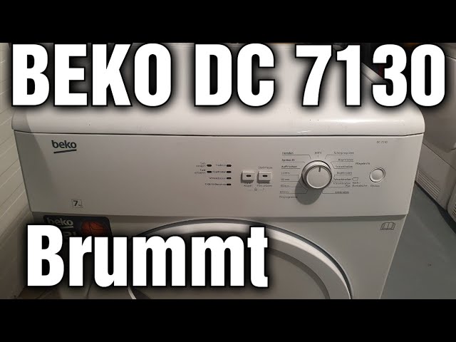 🥇 Beko DC 7130 N Kondenstrockner Test – Kondenstrockner mit Knitterschutz  - YouTube