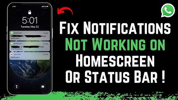 Fix: WhatsApp Notifications Not Working! [Home Screen & Status Bar]