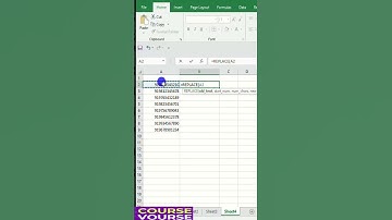Replace Formula Excel In Hindi | Replace Function in Excel  #Excel