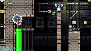 Super Mario Maker - Hard Blind Kaizo Race #144: Reductio Ad Absurdum