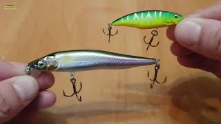 Копии Megabass Vision 95Q-Go и Great Hunting Minnow от JohnCoo ! КЛАССНЫЕ ВОБЛЕРЫ ! ОБЗОР !