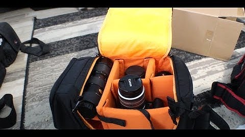 AmazonBasics Sling Backpack for DSLR(good reviews)