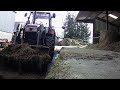 Karting Out Dung (Old Silage) and Putting Out a Bale ft. Case 4230 with Quicke Q750 Loader