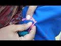 Hand Embroidery Double Chain Selai Stitch Tutorial |Double Chain Nokshi Katha Selai