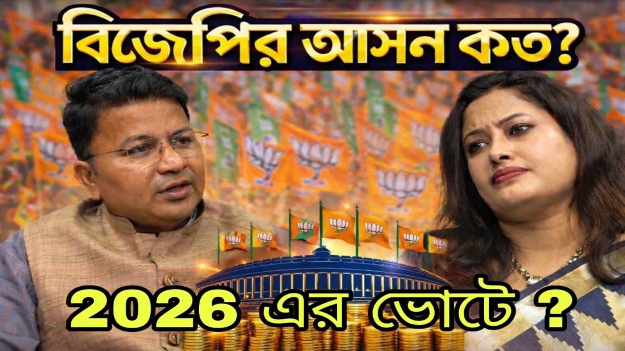 2026 ভোটে পশ্চিমবঙ্গে BJP কটা সিট পাবে? | BJP | TMC | Election 2026