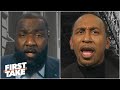 'How dare you!' Stephen A. is in disbelief over Perk’s Knicks vs. Hawks prediction | First Take