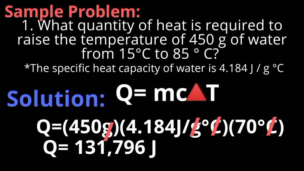 heat capacity problem solving