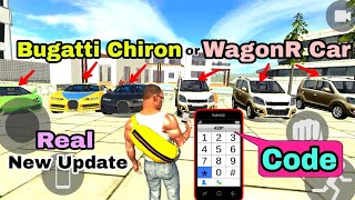 Indian Bikes Driving 3D Bugatti Chiron Car Or WagonR Car Cheat Code! shiva gaming