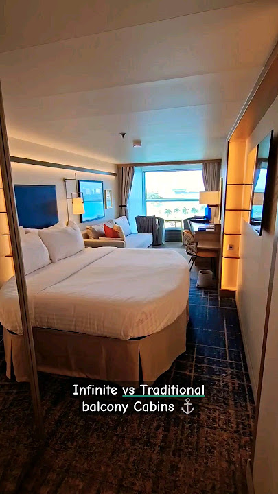 Icon of the Seas Balcony Cabin - Infinite vs Traditional #cruisecabin #iconoftheseas #royalcaribbean