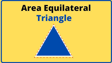 Find the Area of an Equilateral Triangle