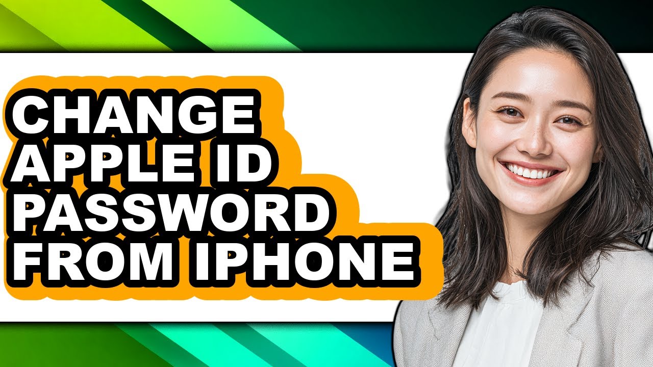 How to Change Apple Id Password from Iphone (only Way) - YouTube