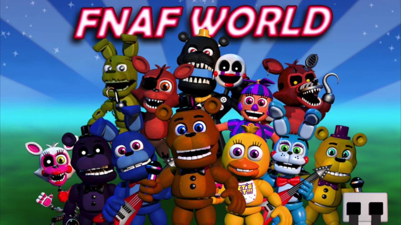 FNaF World Redacted  Confronting Scott And Chipper! Golden Freddy