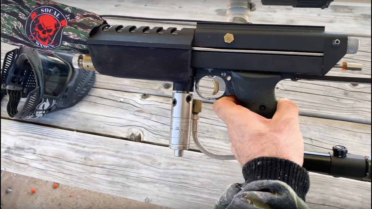 Devin Riker's Stock Autococker Paintball Gun YouTube