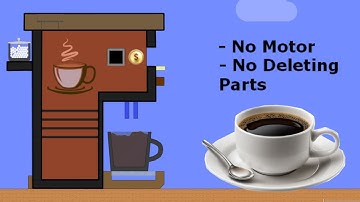 Coffee Machine 2 in Algodoo