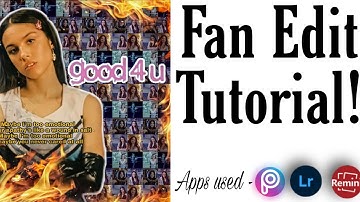 Fan edit tutorial | Olivia Rodrigo fan edit | Good 4 u | Picsart| TutorialsbySaniya 🦋