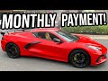 2020 C8 Mid Engine Corvette MONTHLY PAYMENT & TOTAL COST over MSRP!