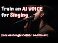 Complete guide ai voice training with sovitssvc  part 1 google collab