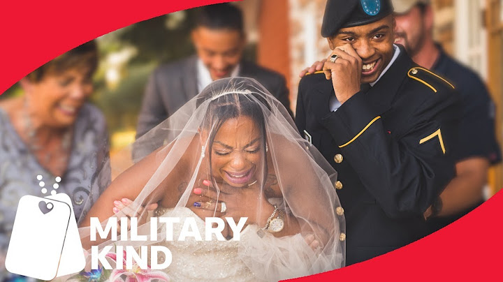 Soldier Gives Mom The Best Gift On Her Wedding Day | Militarykind