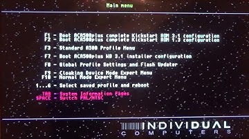 Amiga aca500+ unboxing review & testing ...