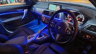 BMW M140i F20 Facelift Ambient Light Install | RGB LED Car Interior Lights | Car Ambient Lights