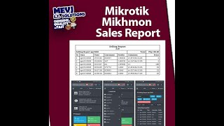 Mikrotik Mikhmon Sales report tutorial