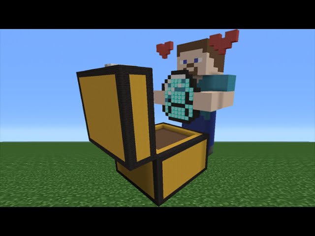 Minecraft: How To Make An Ender Chest Statue 