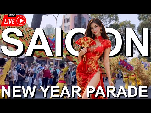 Vietnam Lunar New Year LIVE 🇻🇳 | Saigon Chinatown Street Festival (4K)