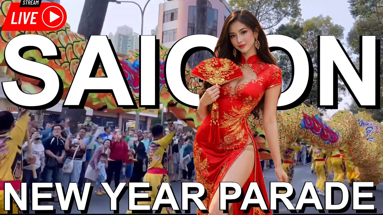 Vietnam Lunar New Year LIVE 🇻🇳 | Saigon Chinatown Street Festival (4K)