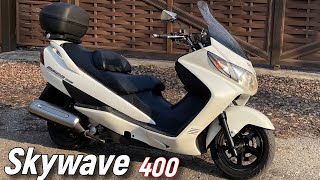 Лучший мотоцикл для города 👍 Suzuki Skywave 400